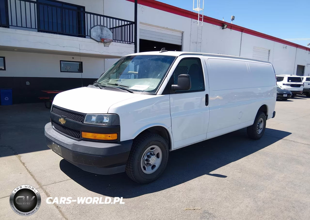 2020 Chevrolet Express Cargo Rwd 3500 Extended Wheelbase Wt VIN:1GCZGHFP9L1128404 - 2