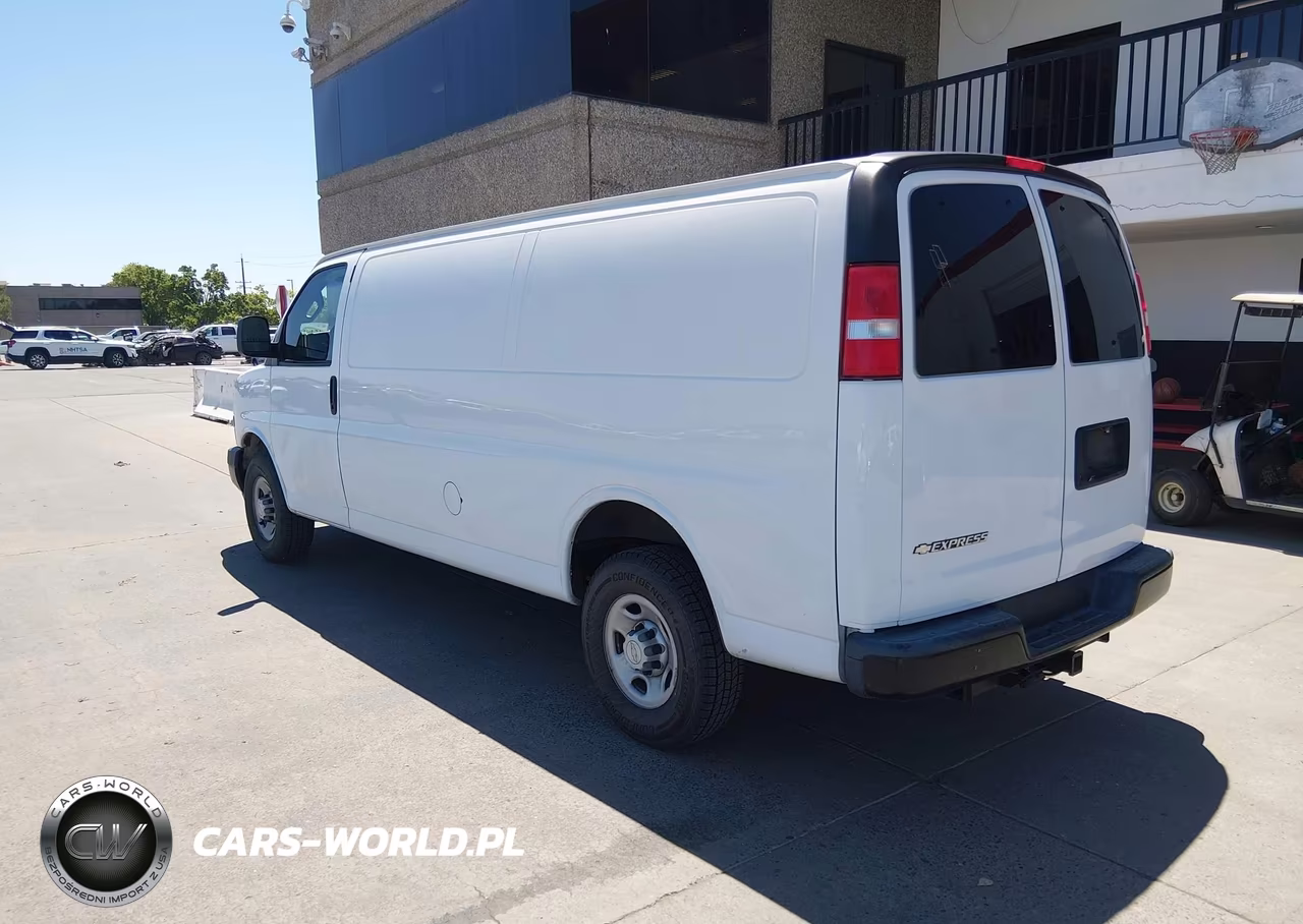 2020 Chevrolet Express Cargo Rwd 3500 Extended Wheelbase Wt VIN:1GCZGHFP9L1128404 - 3