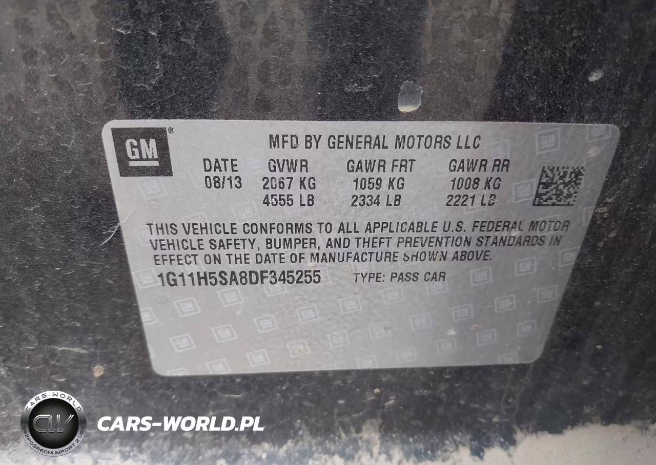 2013 Chevrolet Malibu 1Lz VIN:1G11H5SA8DF345255 - 9