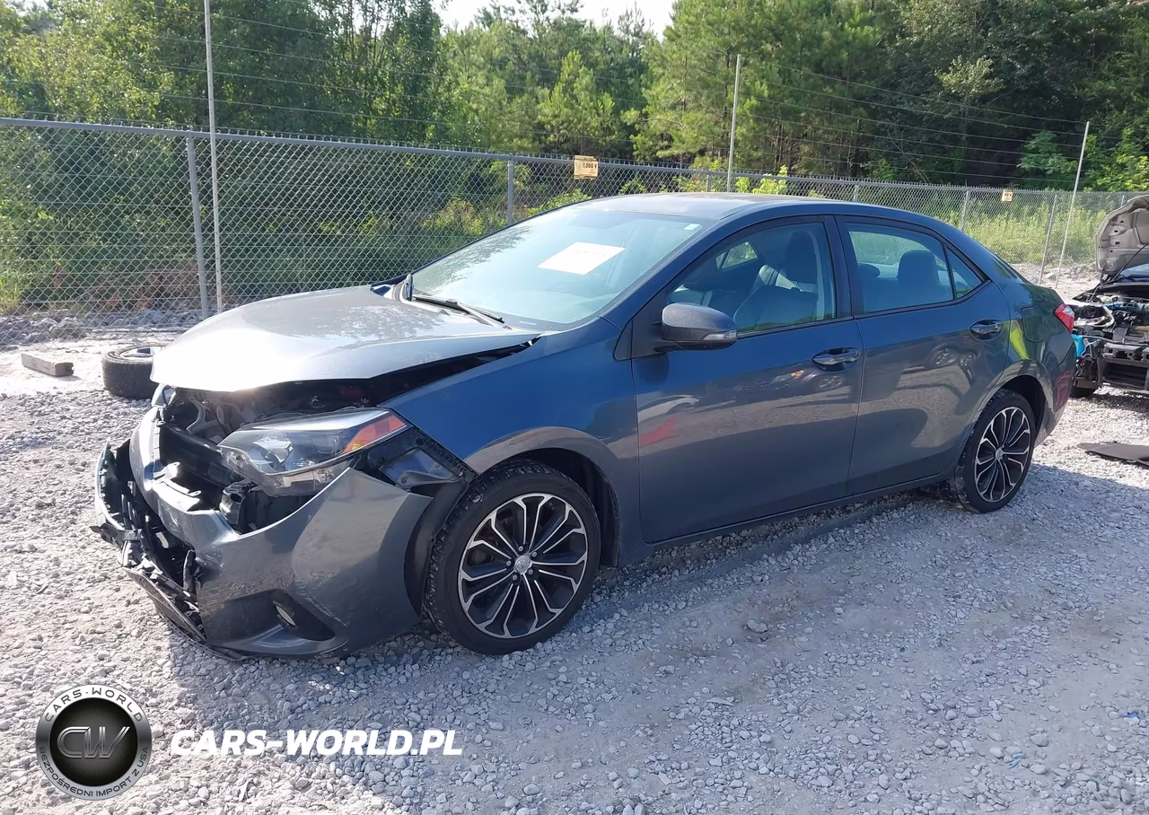 2015 Toyota Corolla S Plus VIN:5YFBURHE7FP257592 - 2