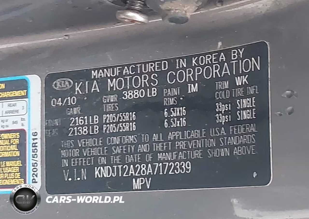 2010 Kia Soul + VIN:KNDJT2A28A7172339 - 9