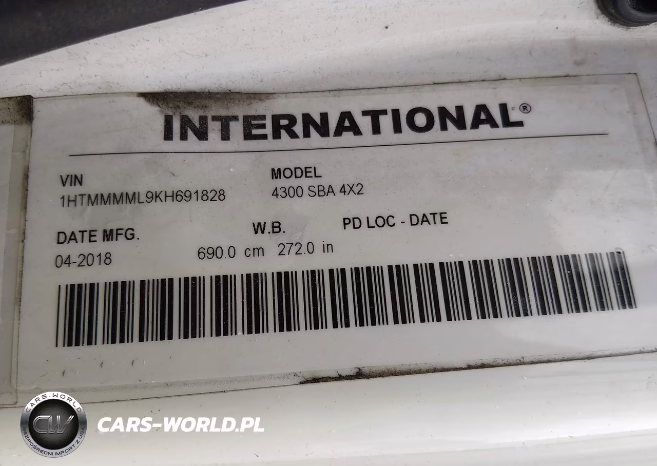 2019 International Durastar 4300 VIN:1HTMMMML9KH691828 - 8
