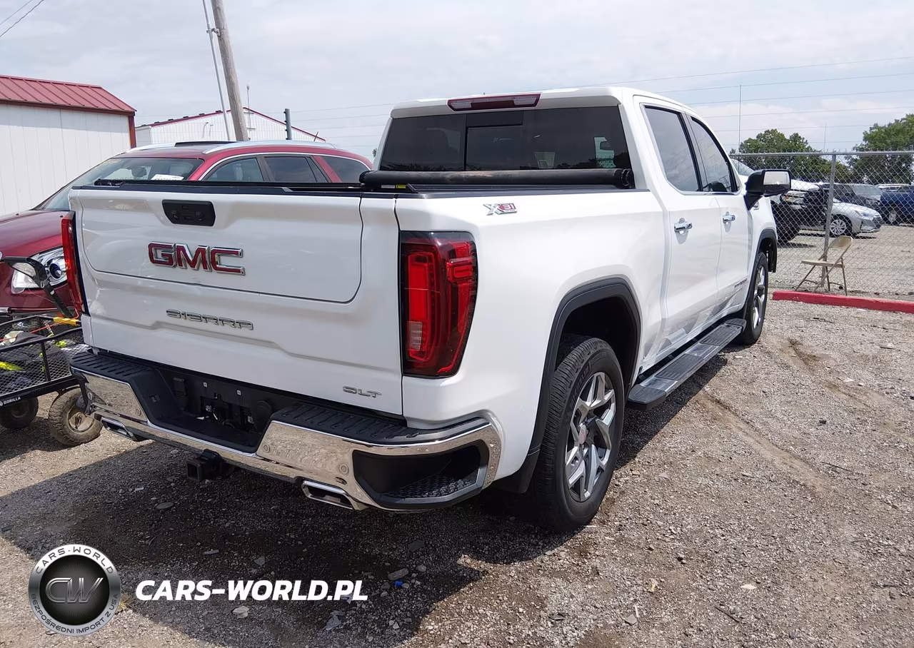 2022 GMC Sierra 1500 4Wd Short Box Slt VIN:3GTUUDET8NG506369 - 4