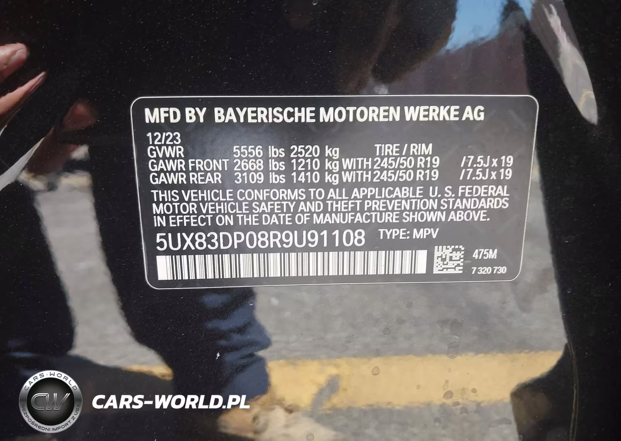 2024 BMW X3 M40I VIN:5UX83DP08R9U91108 - 9