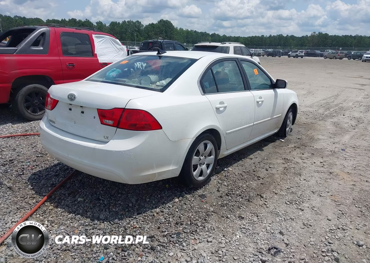 2009 Kia Optima Lx VIN:KNAGE228295292519 - 4
