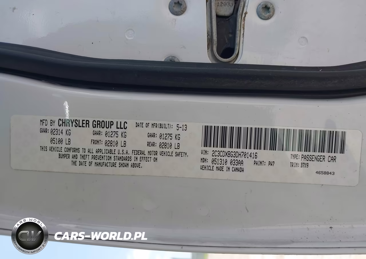 2013 Dodge Charger Se VIN:2C3CDXBG3DH701416 - 9