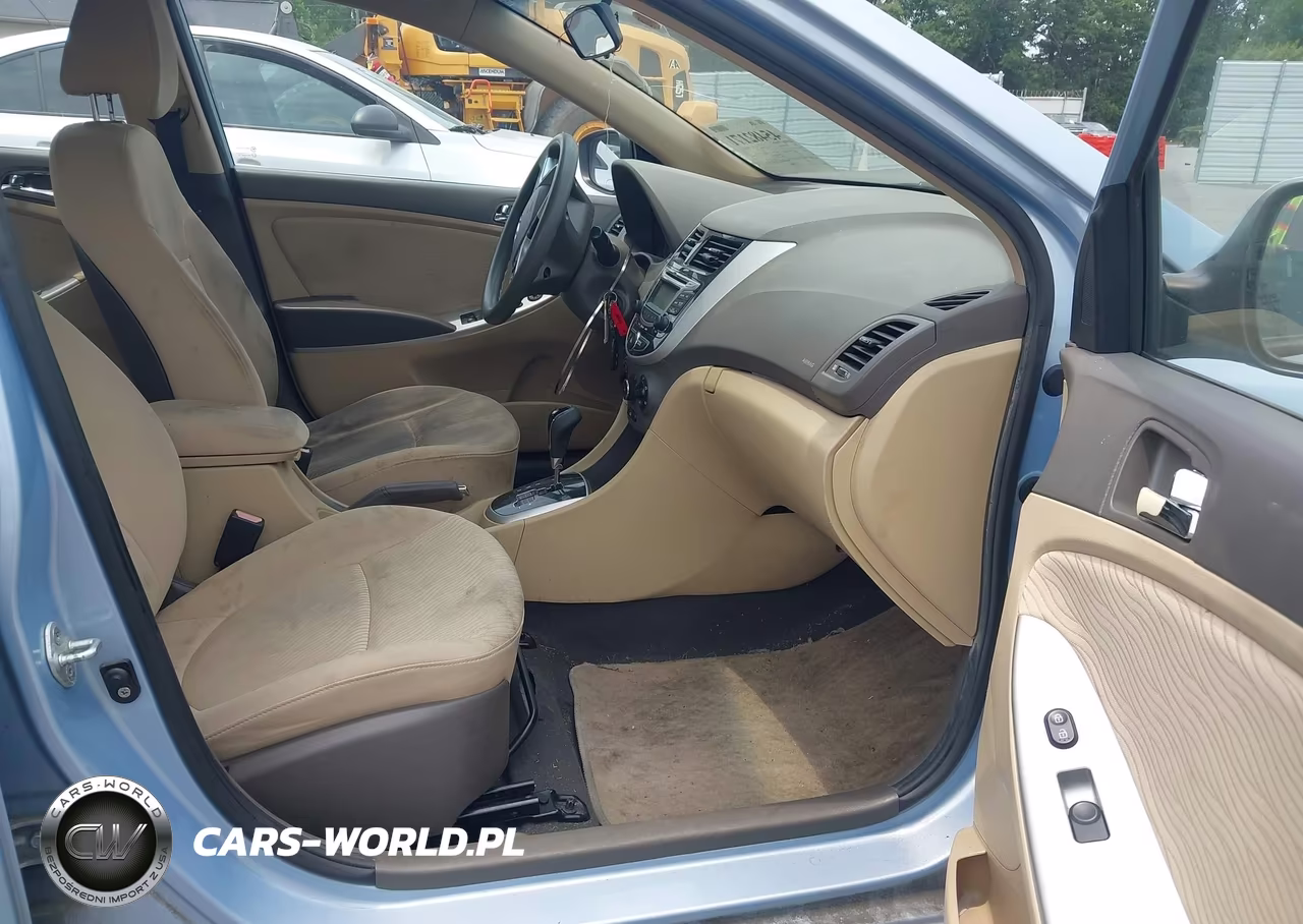 2012 Hyundai Accent Gls VIN:KMHCU4AE6CU101071 - 5