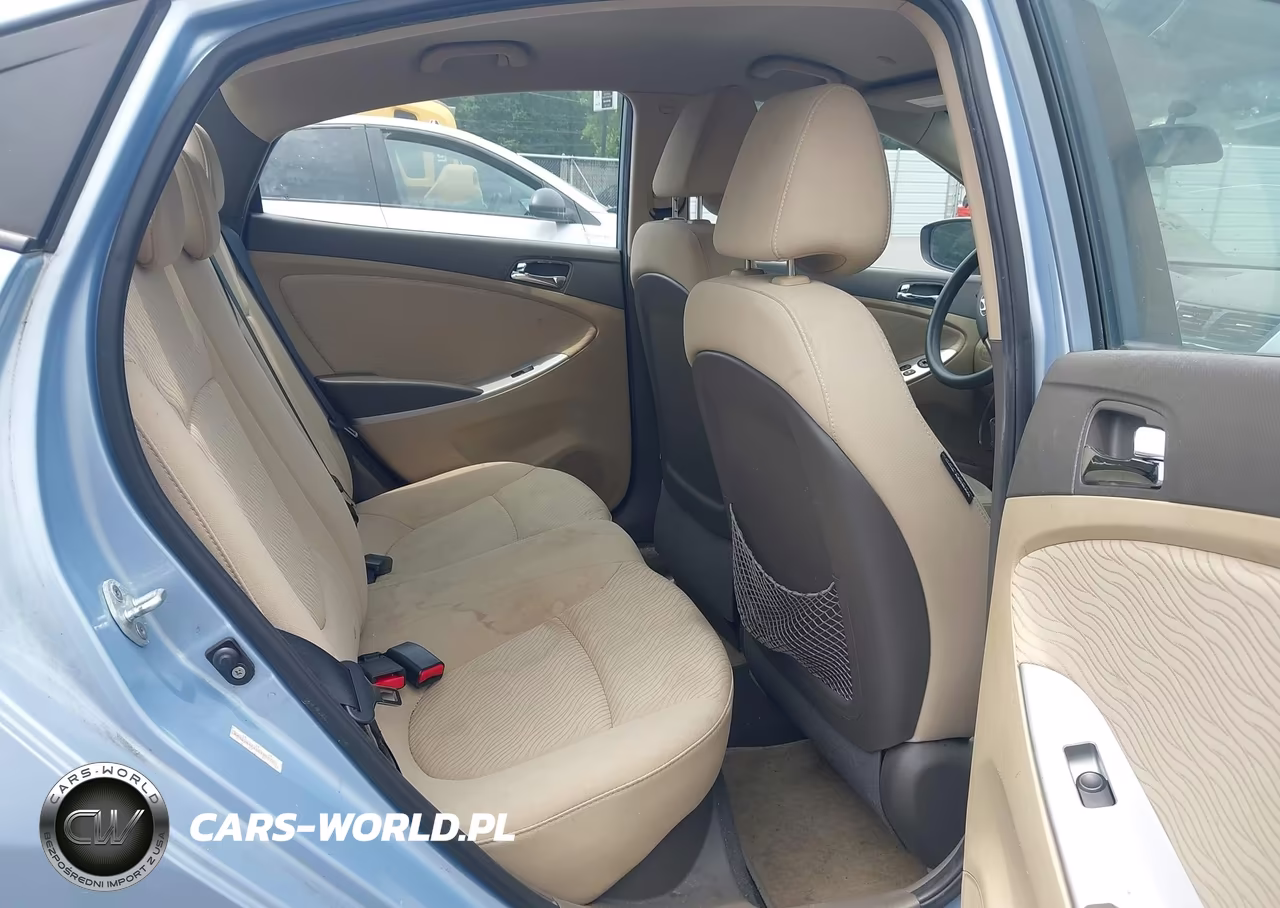 2012 Hyundai Accent Gls VIN:KMHCU4AE6CU101071 - 8