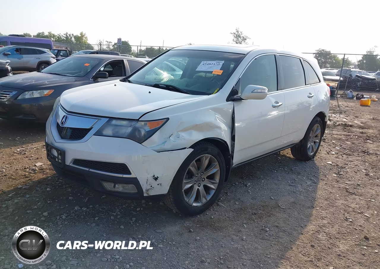 2012 Acura Mdx Advance Package VIN:2HNYD2H68CH539844 - 2