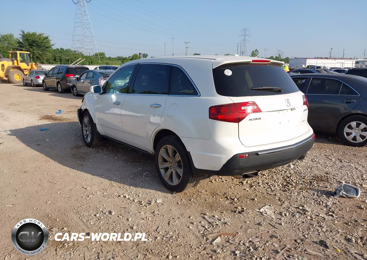 2012 Acura Mdx Advance Package VIN:2HNYD2H68CH539844 - 3