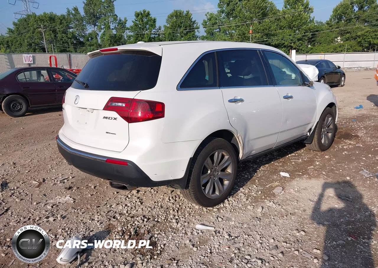 2012 Acura Mdx Advance Package VIN:2HNYD2H68CH539844 - 4