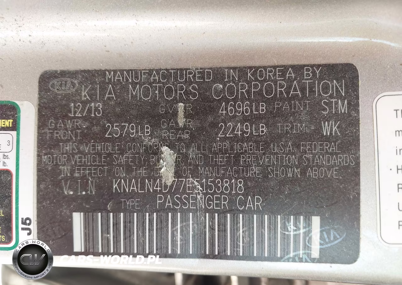 2014 Kia Cadenza Premium VIN:KNALN4D77E5153818 - 9