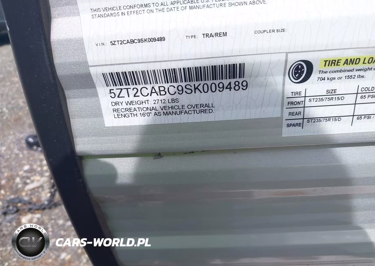 2025 Coachmen 134 Cata VIN:5ZT2CABC9SK009489 - 9