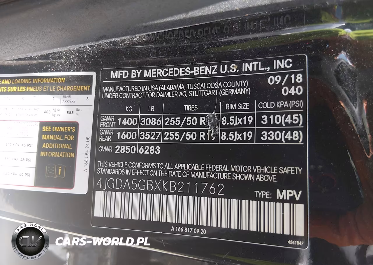 2019 Mercedes-Benz Gle 400 4Matic VIN:4JGDA5GBXKB211762 - 9