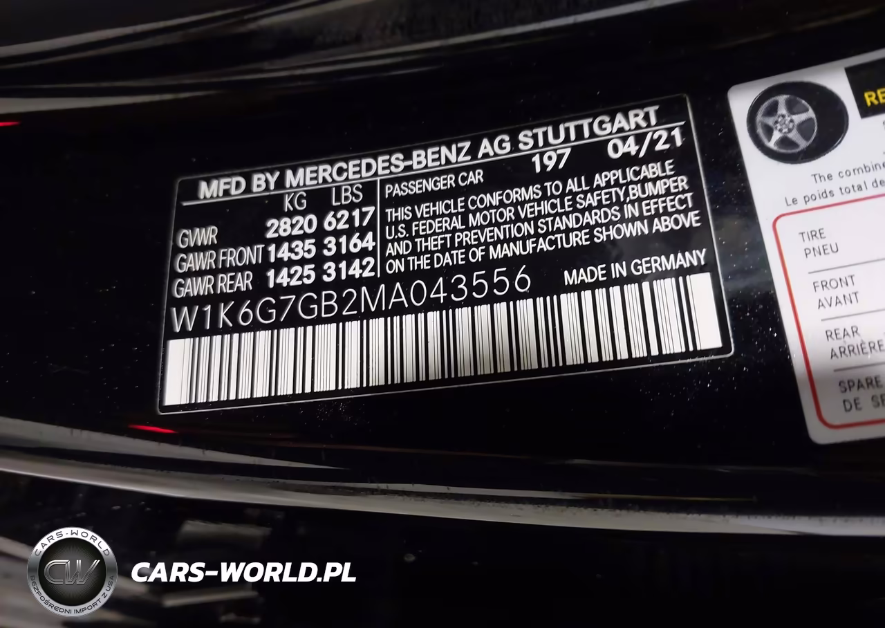 2021 Mercedes-Benz S 580 4Matic VIN:W1K6G7GB2MA043556 - 9