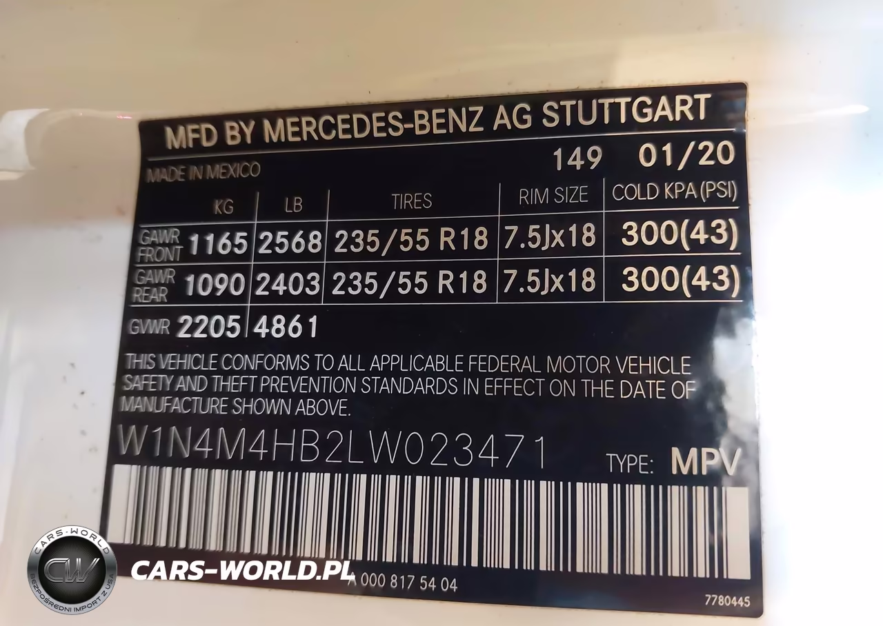 2020 Mercedes-Benz Glb 250 4Matic VIN:W1N4M4HB2LW023471 - 9