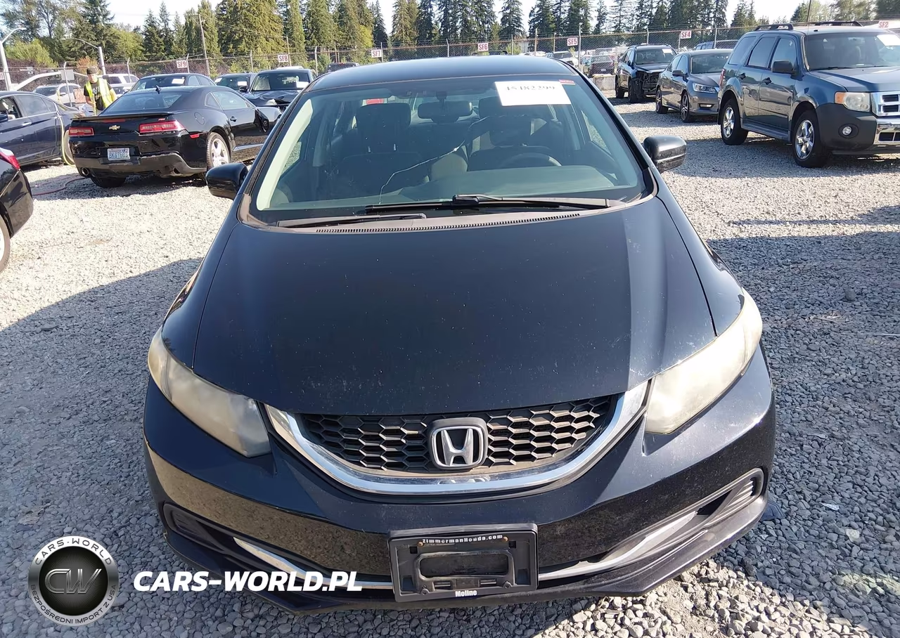 2014 Honda Civic Lx VIN:19XFB2F56EE018830 - 12