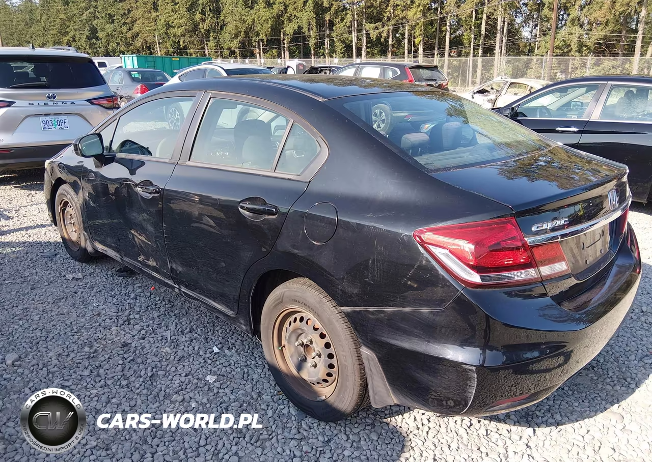 2014 Honda Civic Lx VIN:19XFB2F56EE018830 - 3