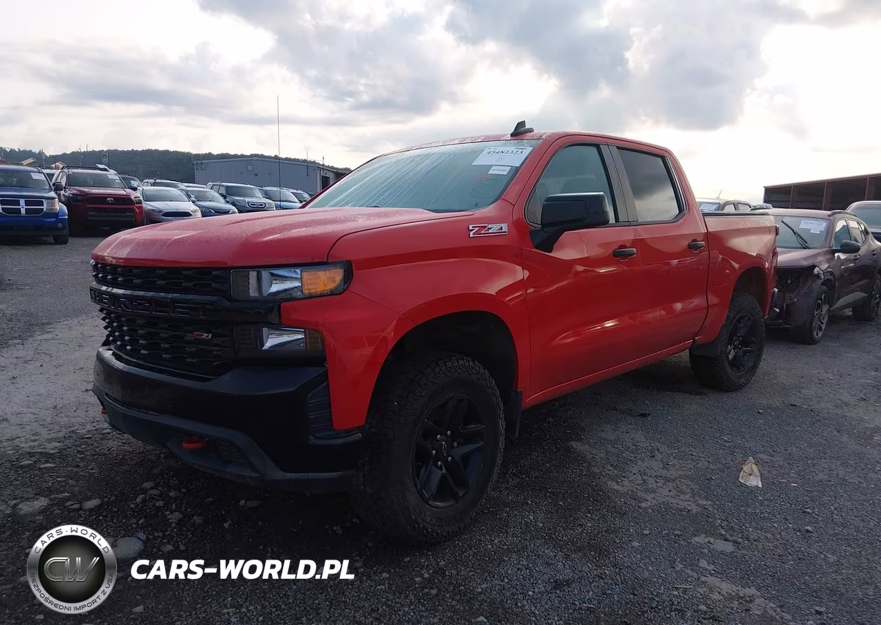 2021 Chevrolet Silverado 1500 4Wd Short Bed Custom Trail Boss VIN:3GCPYCEF5MG232908 - 2