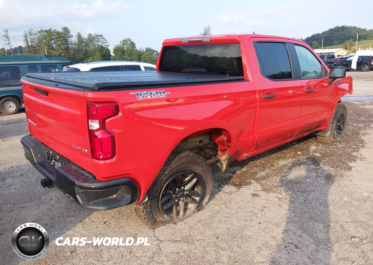 2021 Chevrolet Silverado 1500 4Wd Short Bed Custom Trail Boss VIN:3GCPYCEF5MG232908 - 4