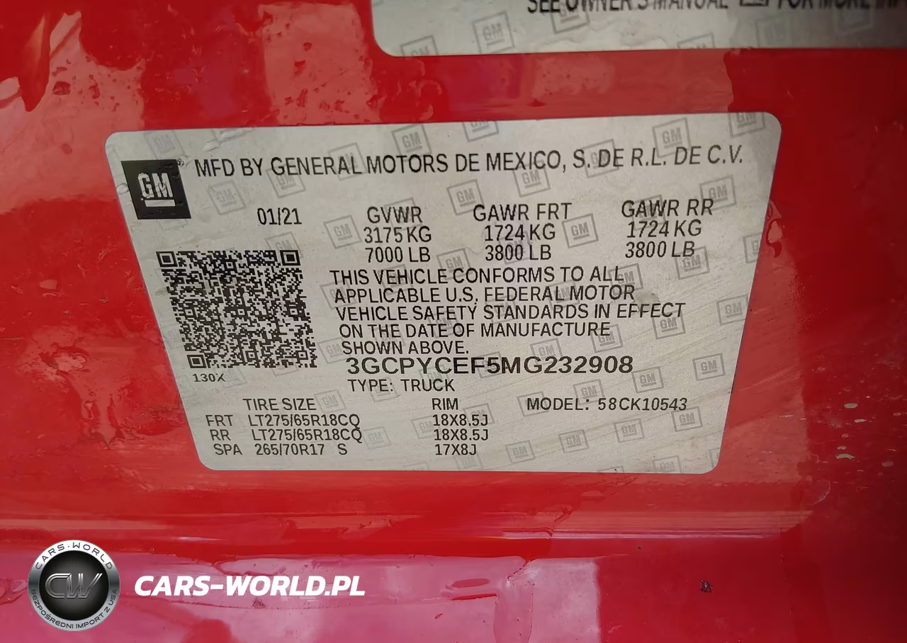 2021 Chevrolet Silverado 1500 4Wd Short Bed Custom Trail Boss VIN:3GCPYCEF5MG232908 - 9