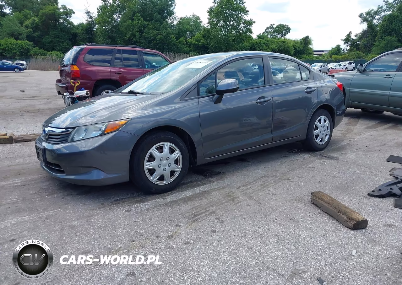 2012 Honda Civic Lx VIN:19XFB2F58CE021404 - 2