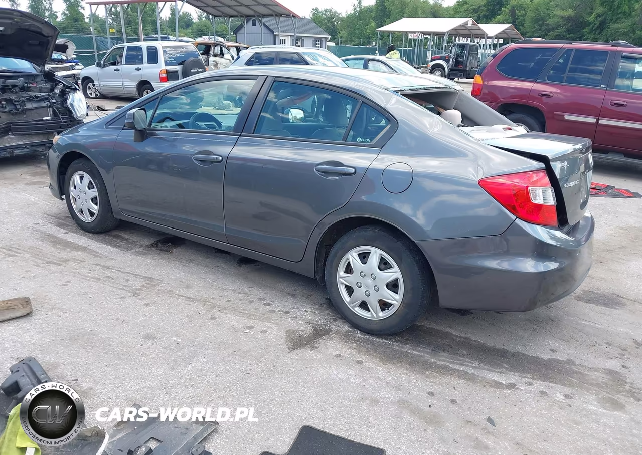 2012 Honda Civic Lx VIN:19XFB2F58CE021404 - 3