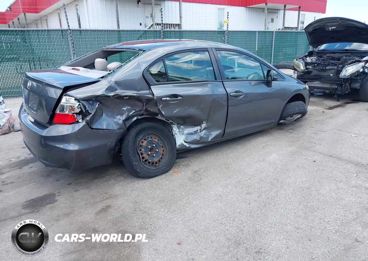 2012 Honda Civic Lx VIN:19XFB2F58CE021404 - 4