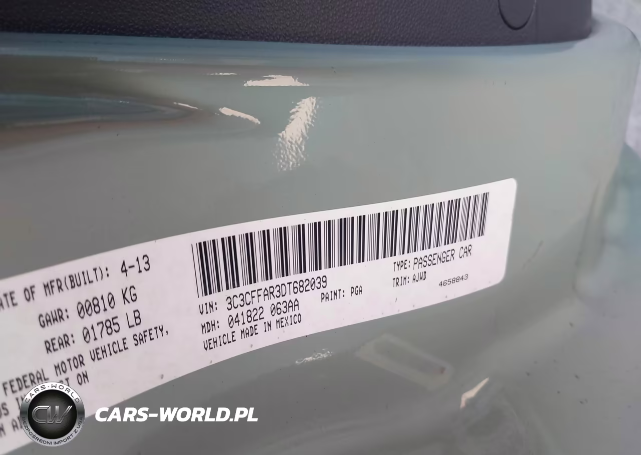 2013 Fiat 500 Pop VIN:3C3CFFAR3DT682039 - 9