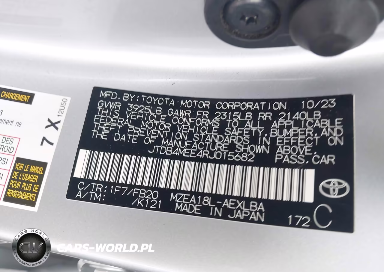 2024 Toyota Corolla Le VIN:JTDB4MEE4RJ015682 - 9