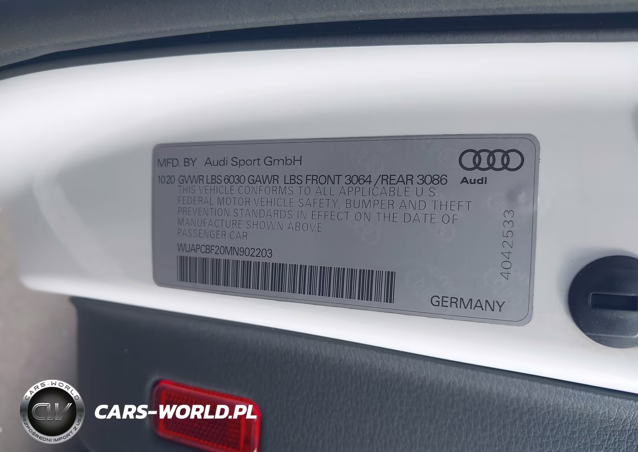 2021 Audi Rs 7 Sportback Tfsi Quattro Tiptronic VIN:WUAPCBF20MN902203 - 9