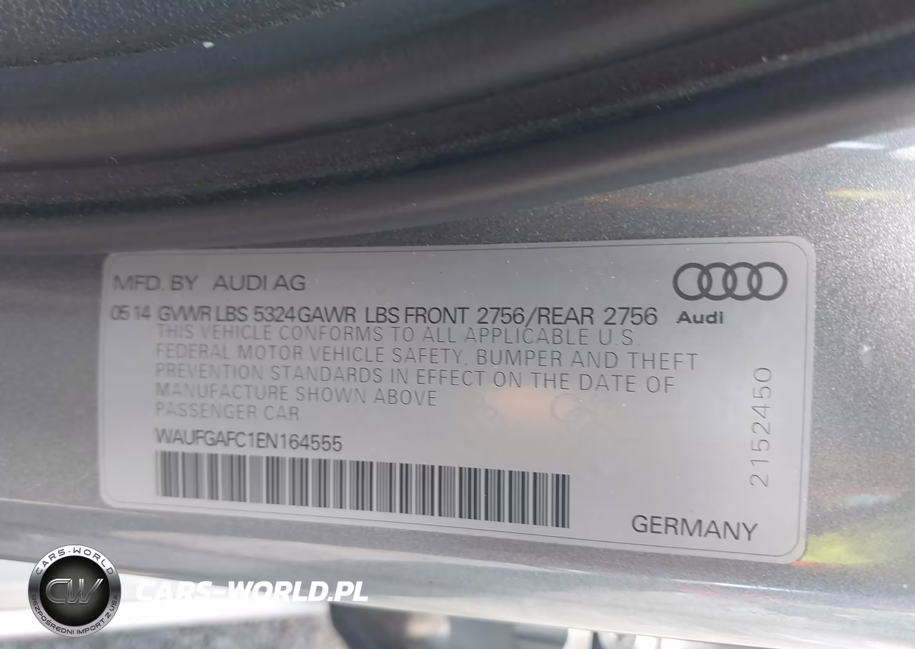 2014 Audi A6 3.0T Premium Plus VIN:WAUFGAFC1EN164555 - 9