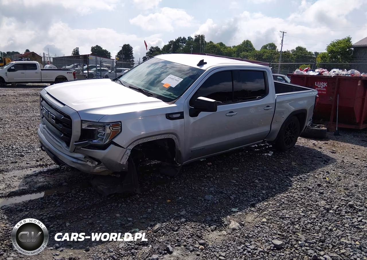 2021 GMC Sierra 1500 4Wd Short Box Elevation VIN:3GTU9CED4MG191430 - 2