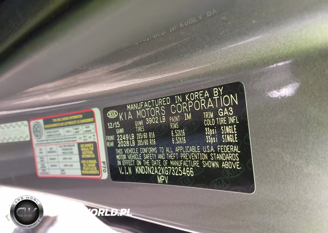 2016 Kia Soul VIN:KNDJN2A2XG7325466 - 9