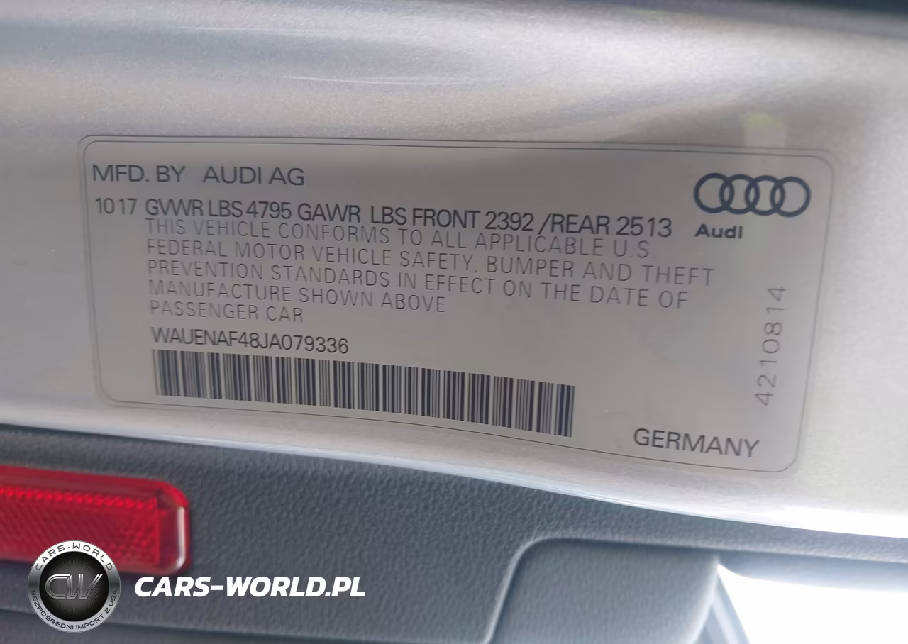 2018 Audi A4 2.0T Premium-2.0T Tech Premium VIN:WAUENAF48JA079336 - 9