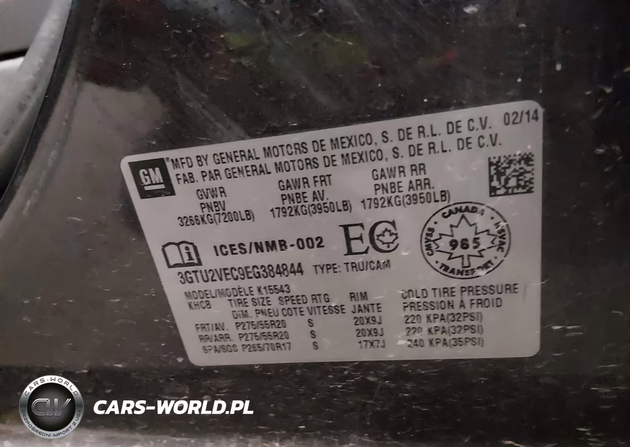 2014 GMC Sierra 1500 Slt VIN:3GTU2VEC9EG384844 - 9