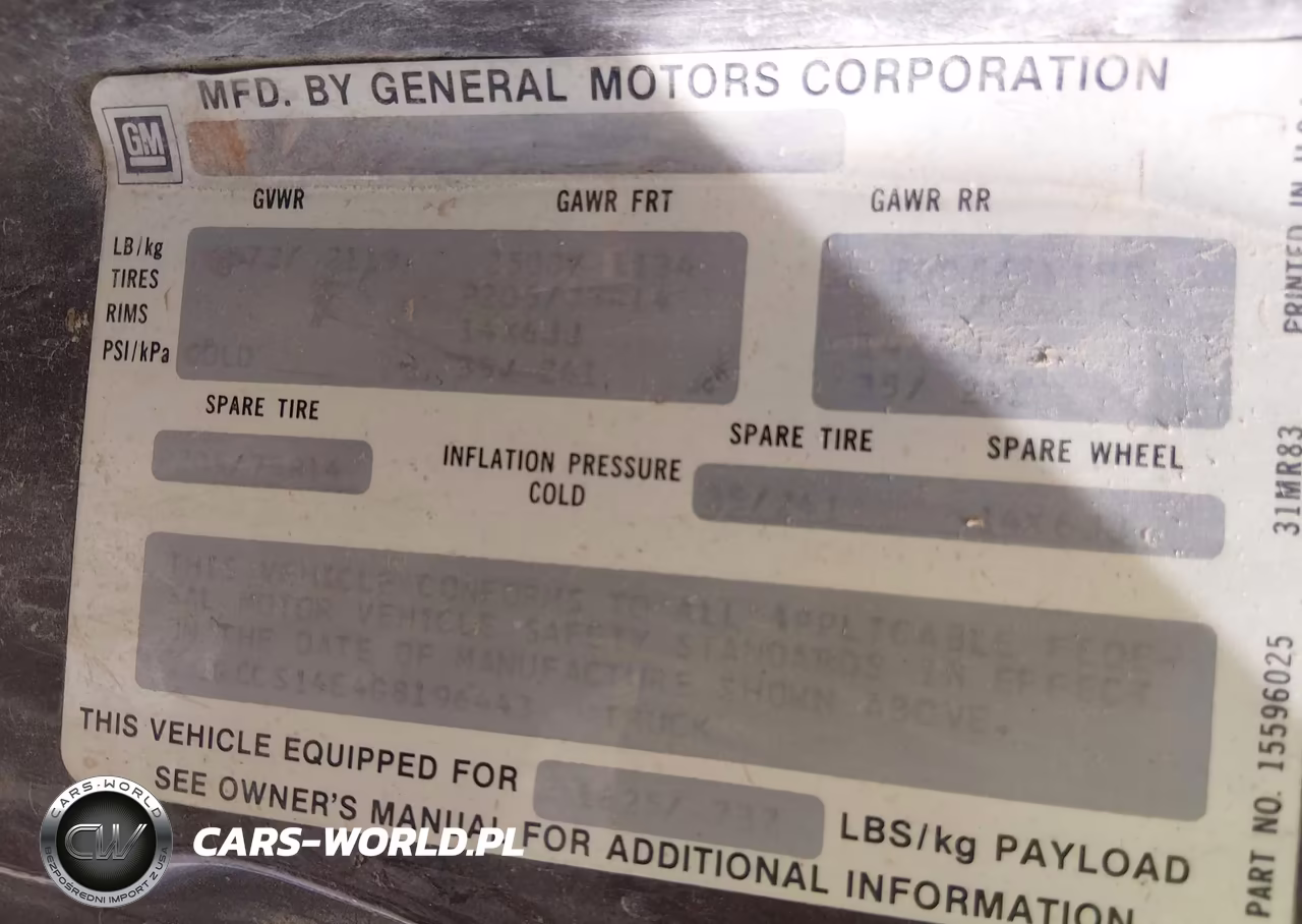 1986 Chevrolet S Truck S10 VIN:1GCCS14E4G8196443 - 9