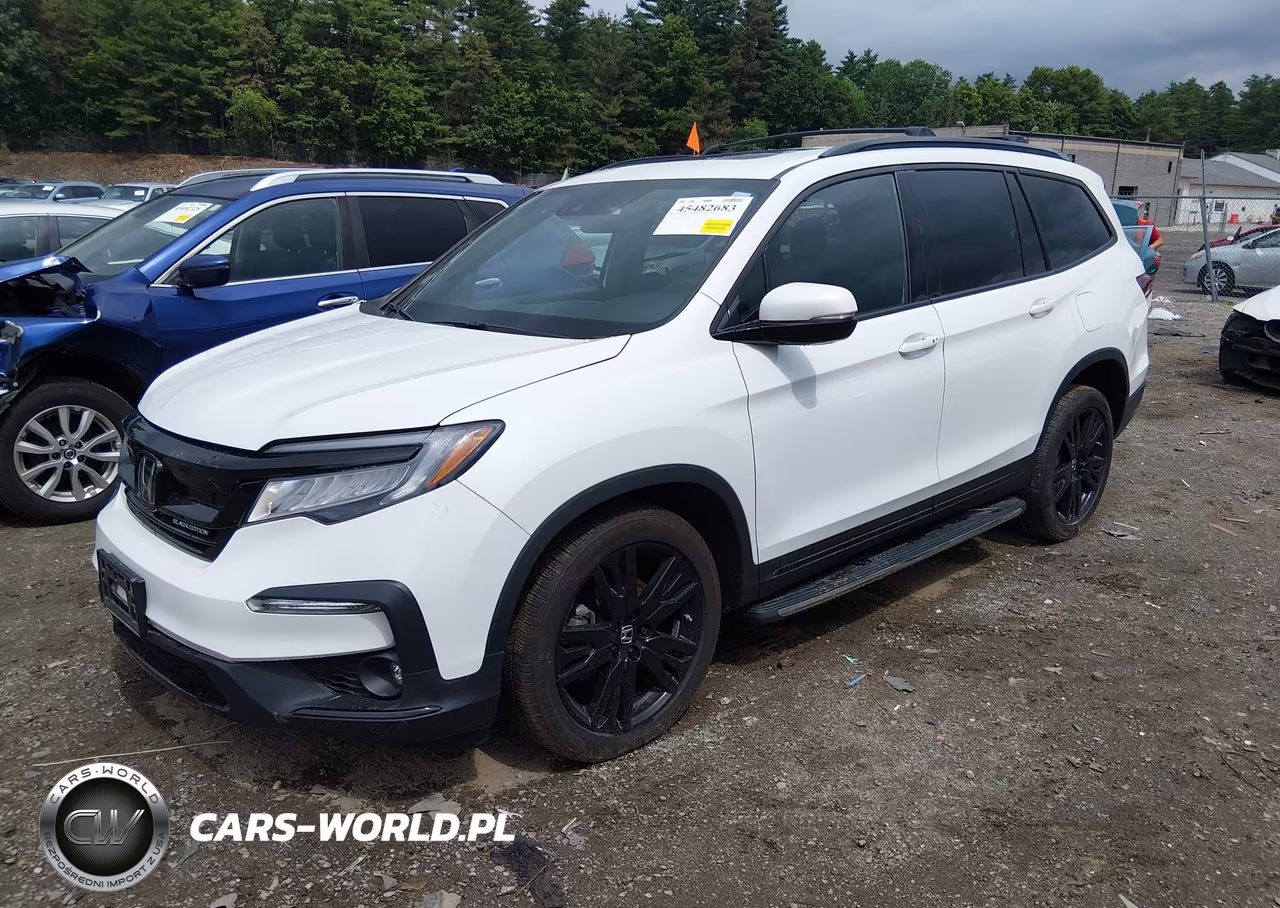2021 Honda Pilot Awd Black Edition VIN:5FNYF6H70MB046828 - 2