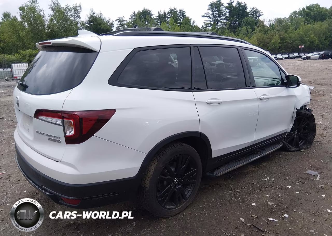 2021 Honda Pilot Awd Black Edition VIN:5FNYF6H70MB046828 - 4