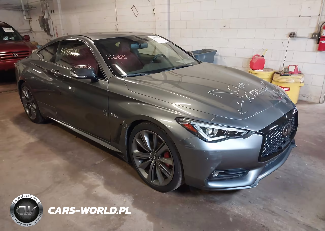2019 Infiniti Q60 3.0T Red Sport 400 VIN:JN1FV7ELXKM440281 - 1