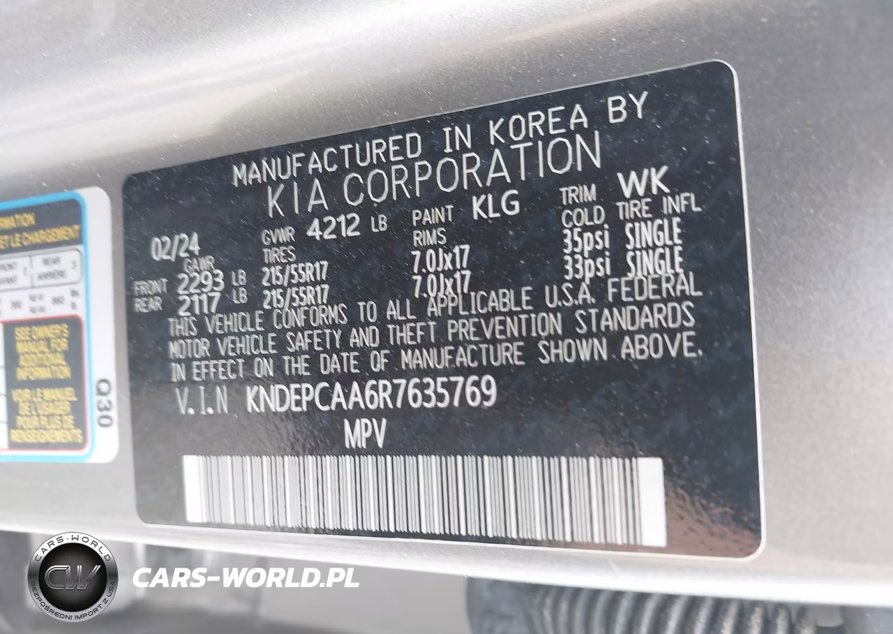 2024 Kia Seltos Lx VIN:KNDEPCAA6R7635769 - 9