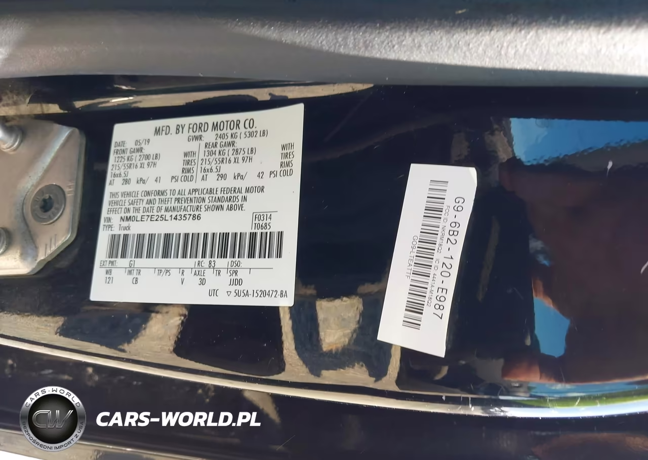 2020 Ford Transit Connect Xl VIN:NM0LE7E25L1435786 - 9