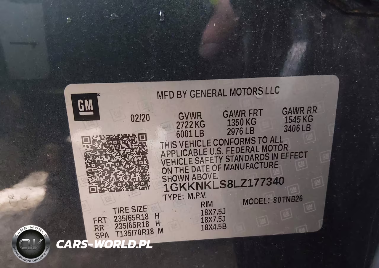 2020 GMC Acadia Fwd Sle VIN:1GKKNKLS8LZ177340 - 9