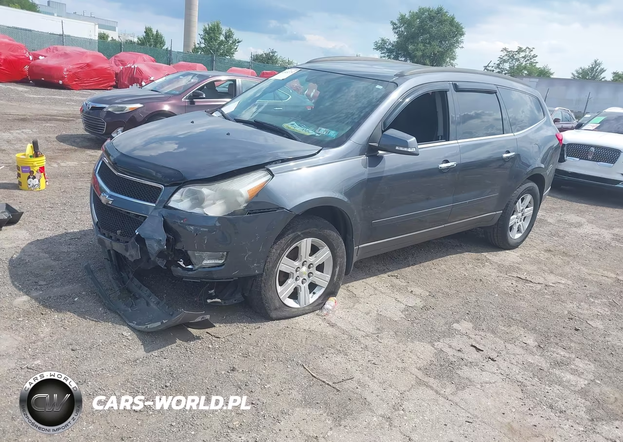2012 CHEVROLET TRAVERSE LT VIN:1GNKRGED6CJ333828 - 2