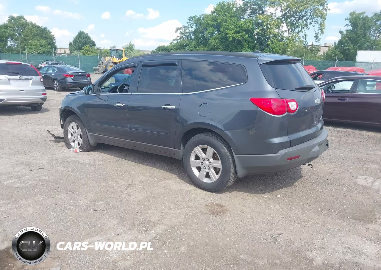 2012 CHEVROLET TRAVERSE LT VIN:1GNKRGED6CJ333828 - 3