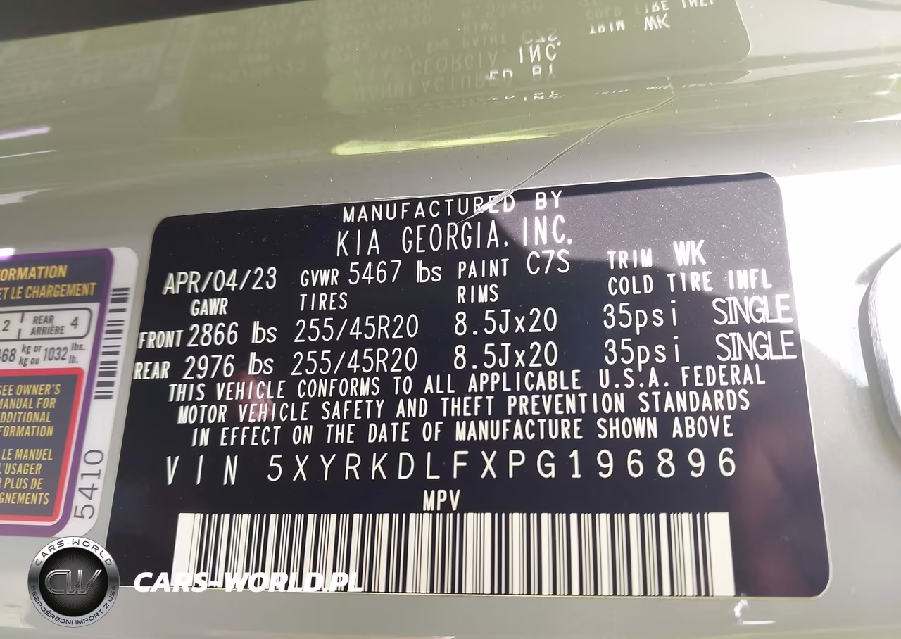 2023 Kia Sorento X-Line Sx Prestige VIN:5XYRKDLFXPG196896 - 9