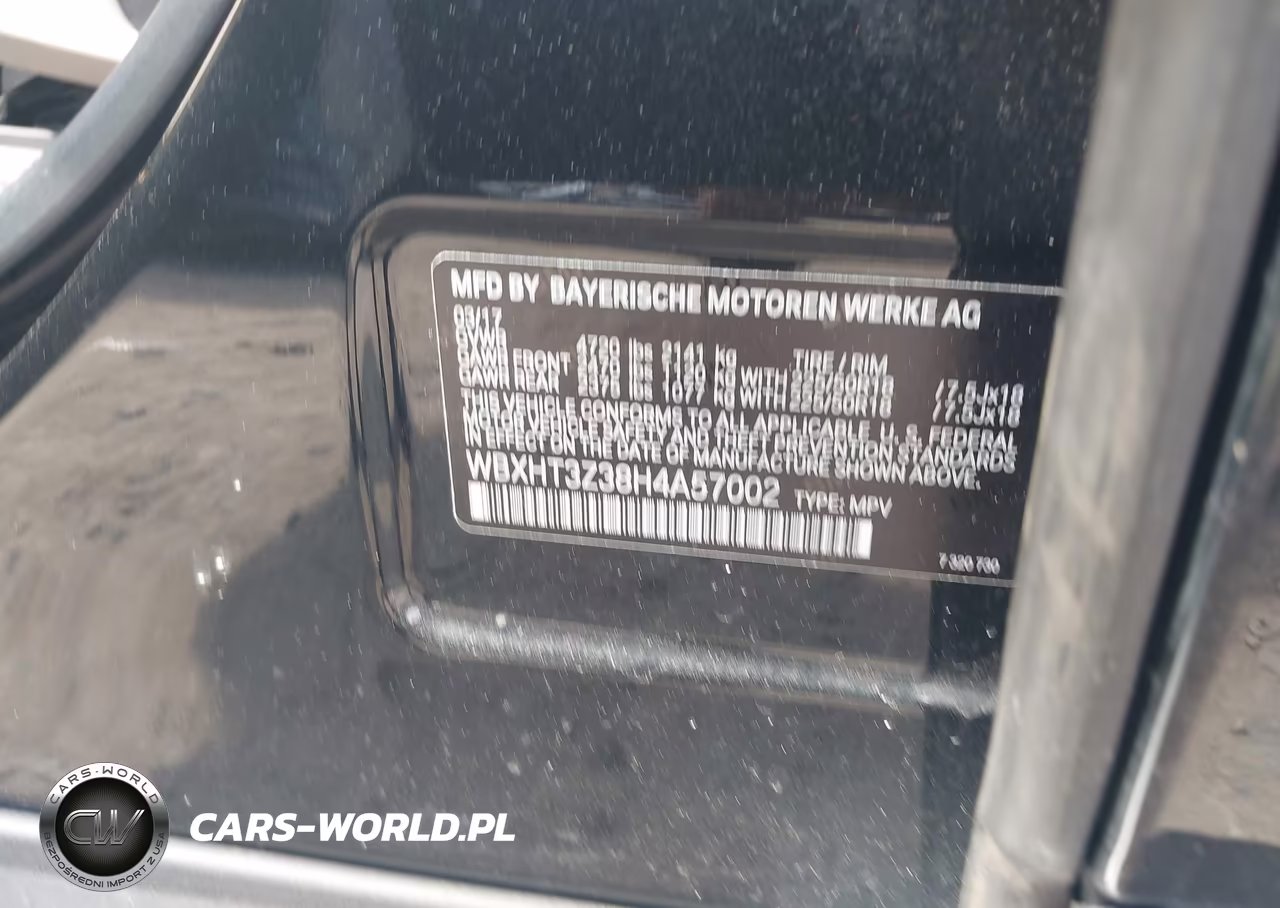 2017 BMW X1 xDrive28I VIN:WBXHT3Z38H4A57002 - 9