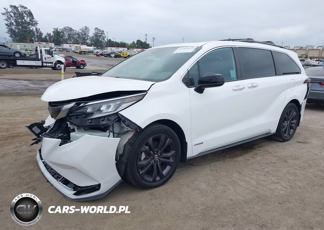2021 Toyota Sienna Xse VIN:5TDDRKEC2MS068244 - 2