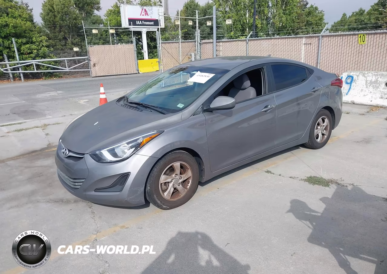 2014 Hyundai Elantra Se VIN:5NPDH4AE7EH485582 - 2