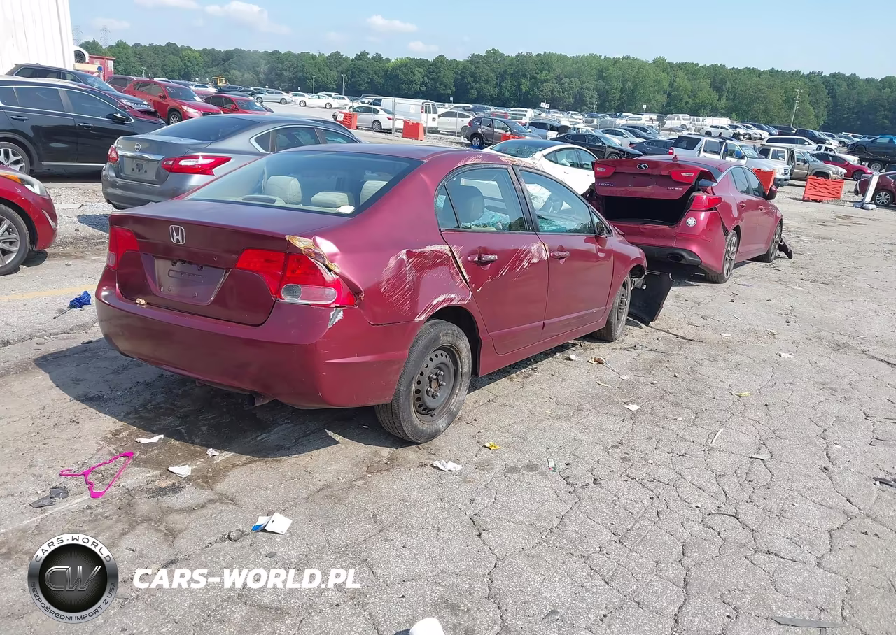 2008 Honda Civic Lx VIN:2HGFA16518H528896 - 4